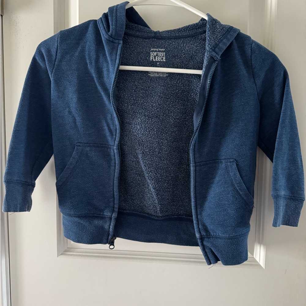 Softest Fleece Kids Hoodie - Blue